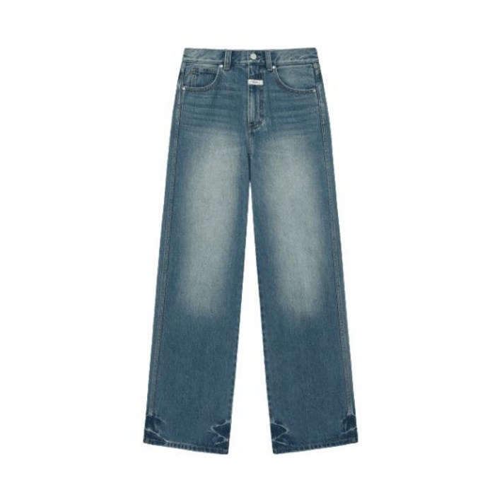 마리떼 W VINTAGE WASHED WIDE DENIM 팬츠 vintage blue 106154