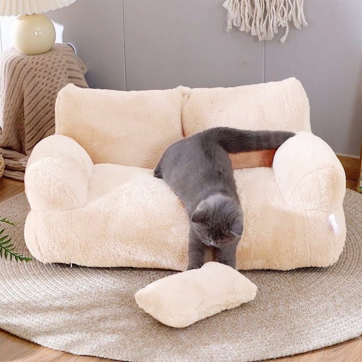Bornoon 반려동물 구름소파 꿀잠방석 고양이 강아지  사계절 대형 쿠션