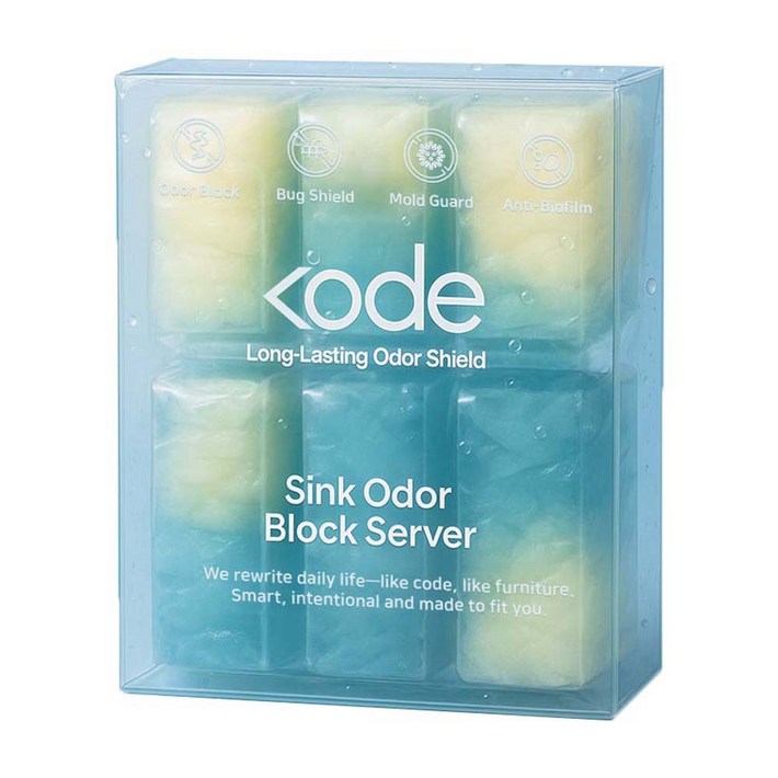 코드니처 하수구 악취 세정서버 배수구 클리너, 10개, 45g