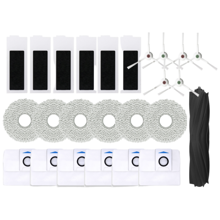 에코백스 T20 옴니 소모품 세트 물걸레 먼지봉투 필터 사이드브러시 메인브러시 호환