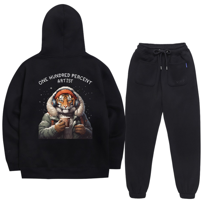 OHP X HARMONIA b윈터 기모 후드  조거팬츠 셋업 2colors