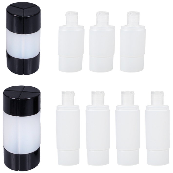 11오늘의 쉼표 휴대용 올인원 디스펜서 60ml 4p45ml 3p 화장품 용기 샴푸 세제 빈병 공병 여행용