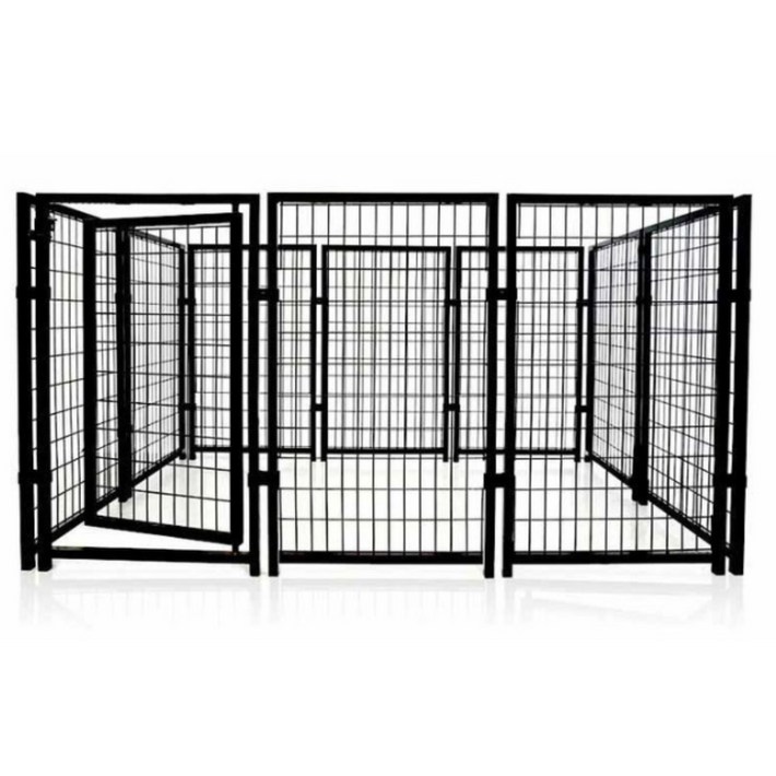 초대형 고급 펜스 대형견 강아지 개 철제 견사 울타리 운동장 개집 철장 마당, 1개