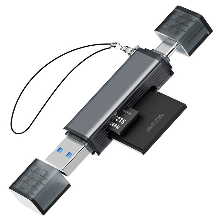 일리온 C타입 USBA 3.0 SD카드 MicroSD카드 OTG 멀티 카드리더기