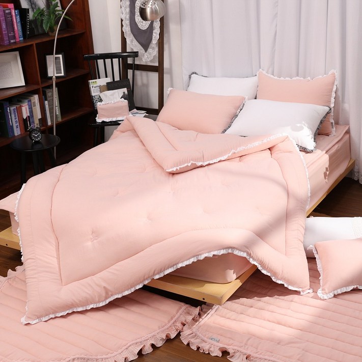 류금숙 모던호텔 블라썸 실키케어 차렵이불 침구세트