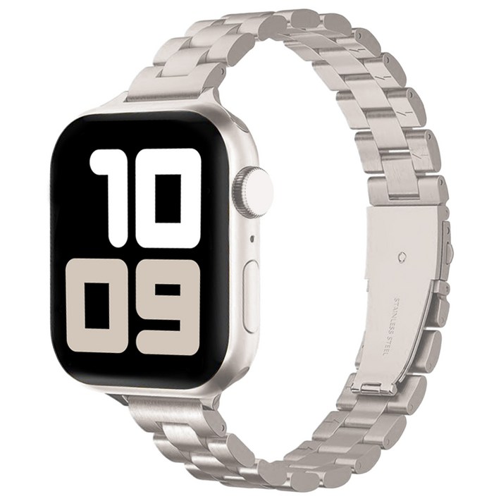 사라밴드 애플워치 호환 미니멀 슬림 메탈 스트랩