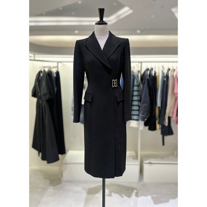 모조에스핀 기본카라 슬림 원피스J251MSE9050DK1211756