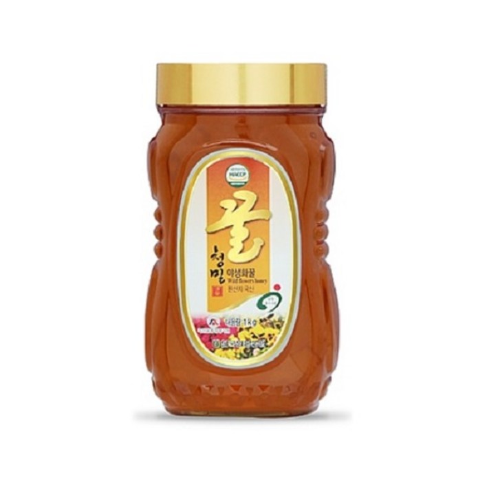 야생화꿀 2kg 한국양봉농협 천연벌꿀 진짜꿀 잡화청 잡꿀, 1개, 2kg