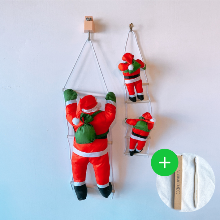 벽타는산타 인형 줄타는 사다리 크리스마스소품 카페소품