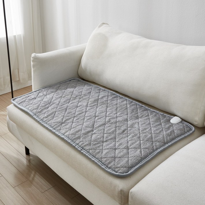 한일의료기 EMF전기장판 카본탄소매트 전자파없는 무자계캠핑 2인전기방석진그레이45x90