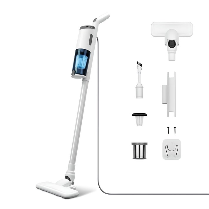 홈리아 룸가드 유선 진공청소기, HA13KW, 화이트