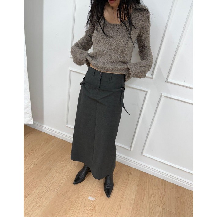 런던플랏 비죠 스커트 2color 25FW