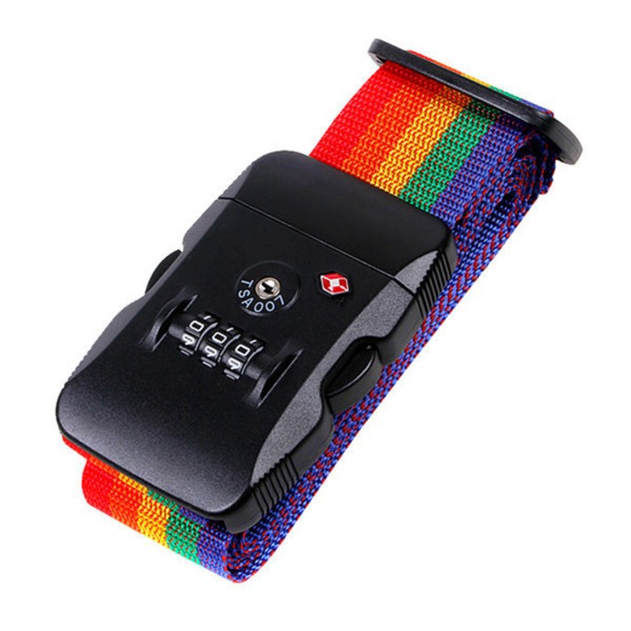 TSA 자물쇠 캐리어 벨트  여행가방 끈 해외 미국여행