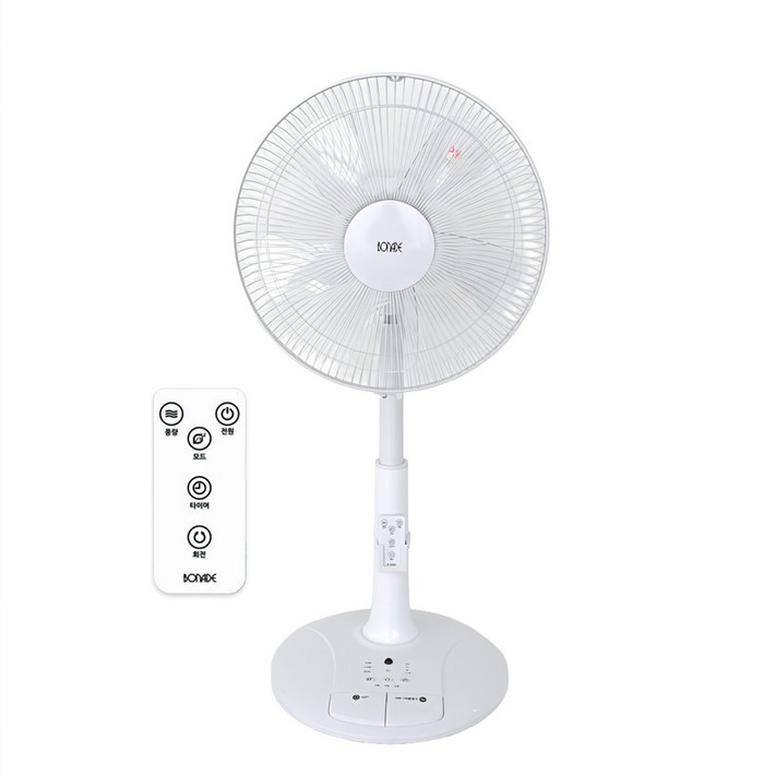 보나드 발터치 리모콘 저소음14인치 스탠드 발풍기 선풍기