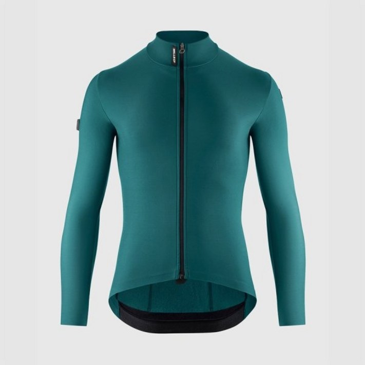 아소스 남성 긴팔상의 MILLE GT SPRING FALL JERSEY C2 봄가을용 약기모  FOUNDATION GREEN