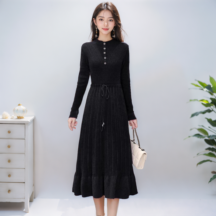 비니브 버튼데코 맵시 원피스 이월상품 홈쇼핑 노출