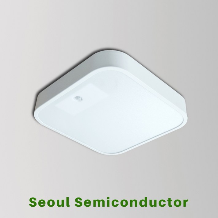 LED 센서등 현관등 시스템 센서등 심플 국산 KC인증 15W, 주광색(하얀빛), 1개