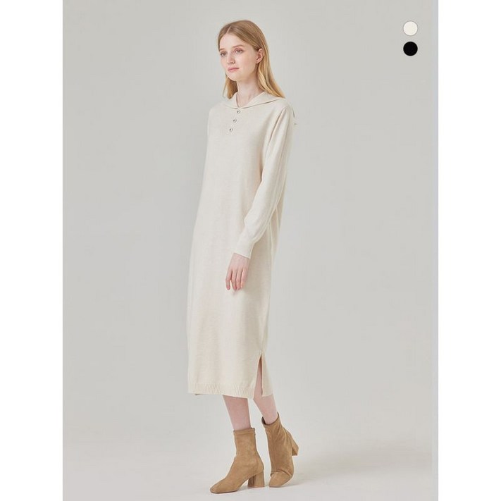 매긴 세라 카라 니트 원피스 M3W2OP3001