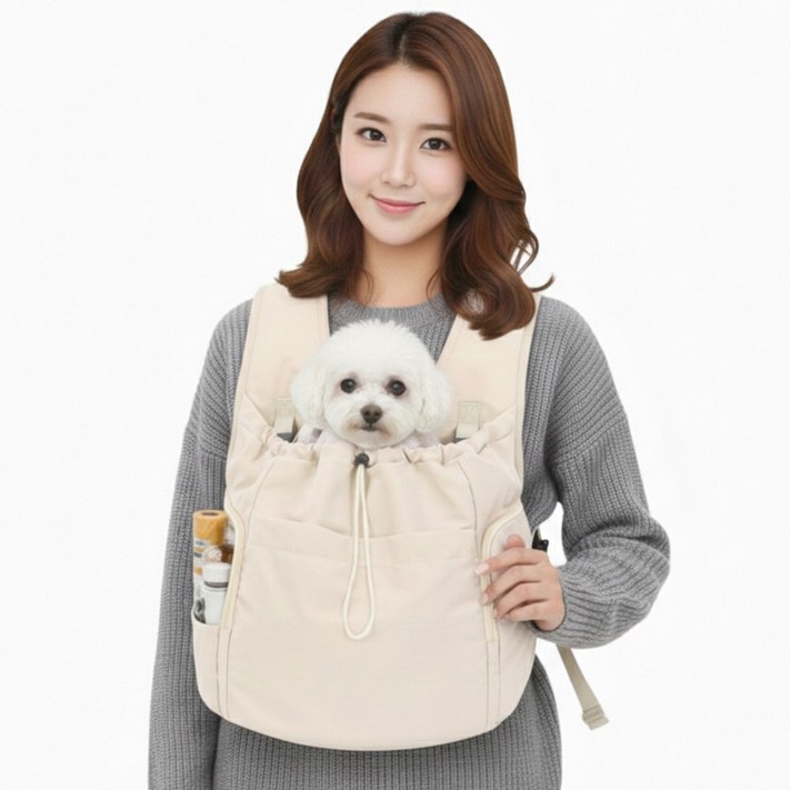 헤븐리 강아지 반려동물 이동 앞가방
