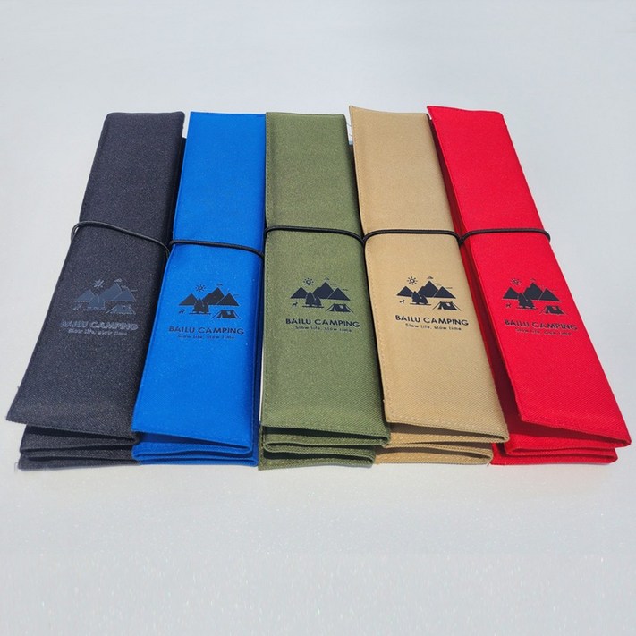 11 1인용 휴대용 미니매트 가벼운 방석 돗자리, 블랙1개베이지1개