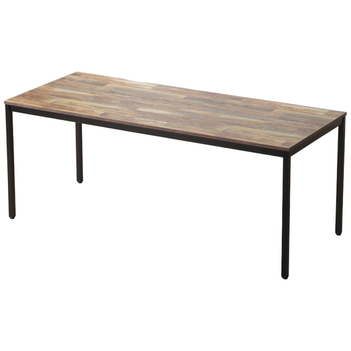 오피스엔홈 엘미오 750 1200 1800 철재 테이블 식탁 업소용