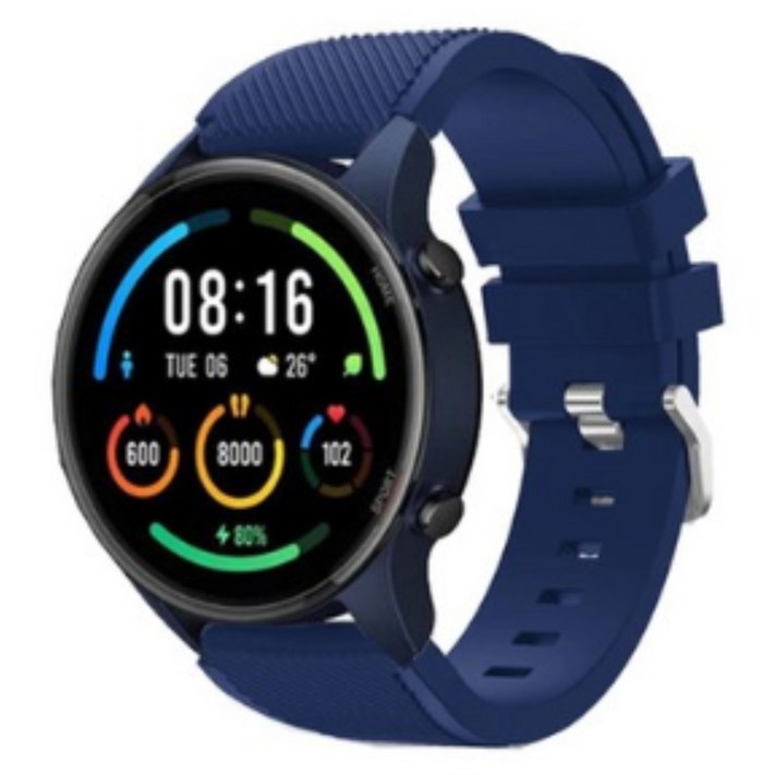 SMR850R855R840R845 갤럭시워치3 41 45MM 패턴 실리콘 우레탄 시계줄 스트랩 밴드, 네이비