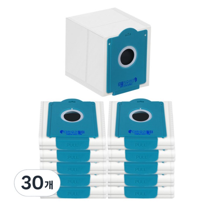 대한우리필터 삼성 제트 VCAADB90 청소기 호환 먼지봉투 10매 청정스테이션, 30개, 1개