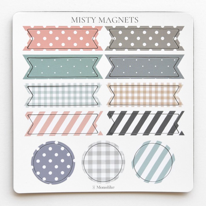 
                                                        왈가닥스 미스티 마그넷 11p, 혼합 색상, 1세트
                                                    