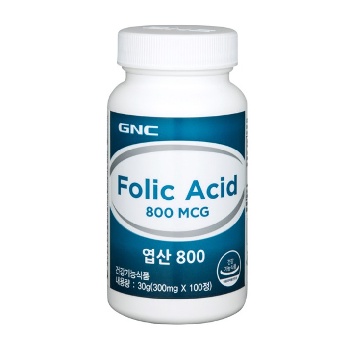 GNC 엽산 800, 100정, 1개