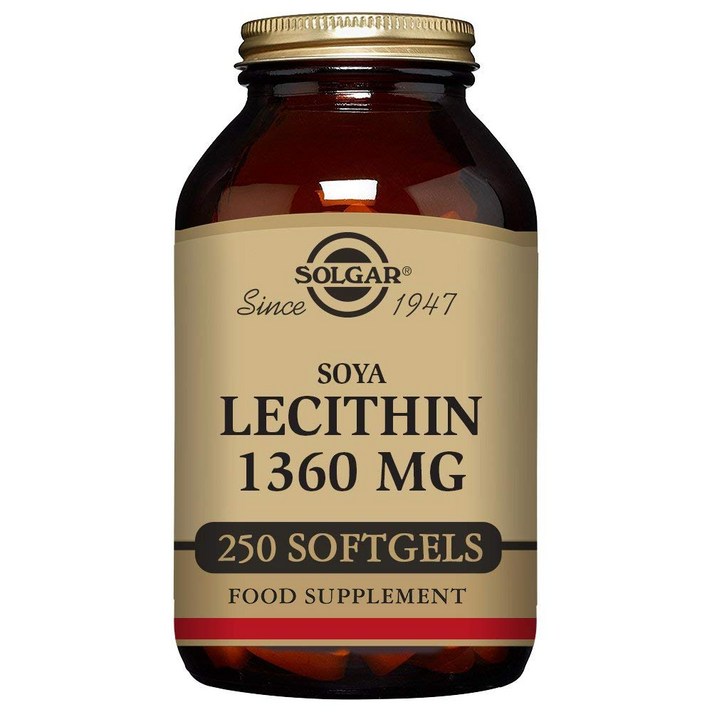 솔가 레시틴 1360mg 소프트젤 글루텐 프리, 250개입, 1개