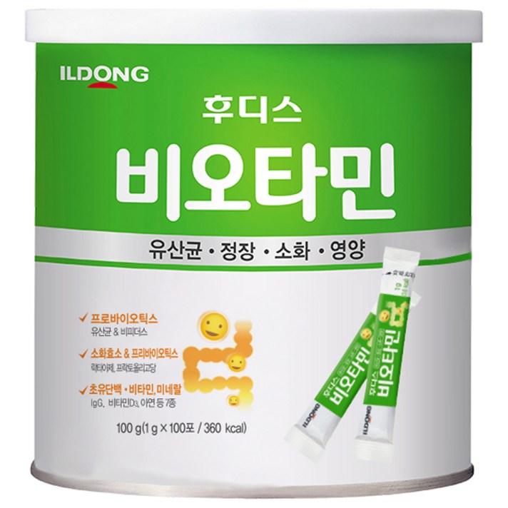 일동후디스 비오타민 프로바이오틱스, 1g, 100포