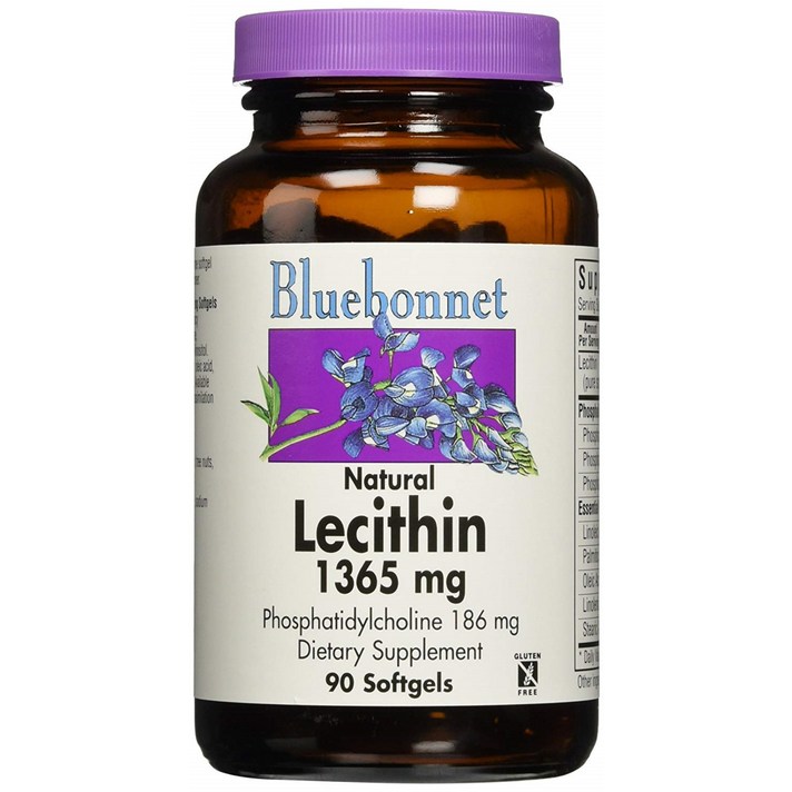 블루보넷 레시틴 1365mg 소프트젤 글루텐 프리, 90개입, 1개