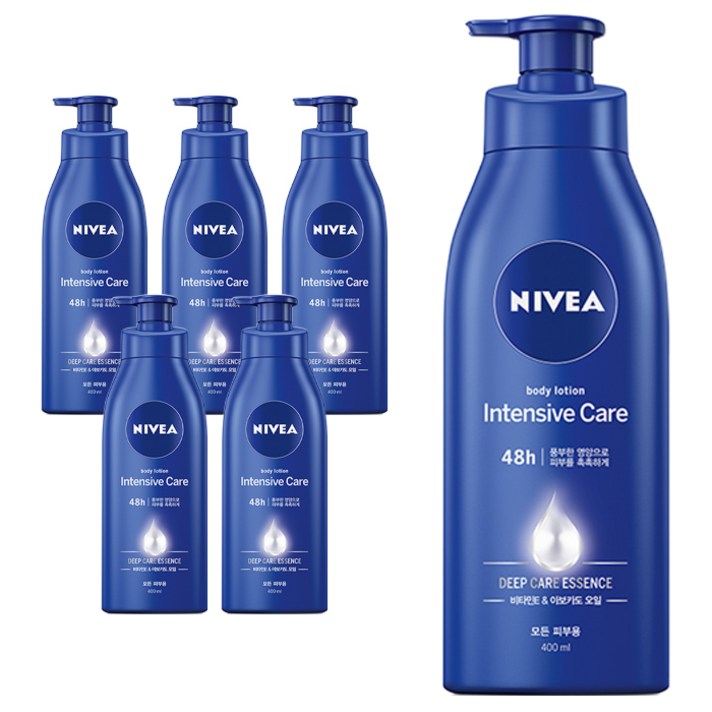 니베아 인텐시브 바디로션, 400ml, 6개
