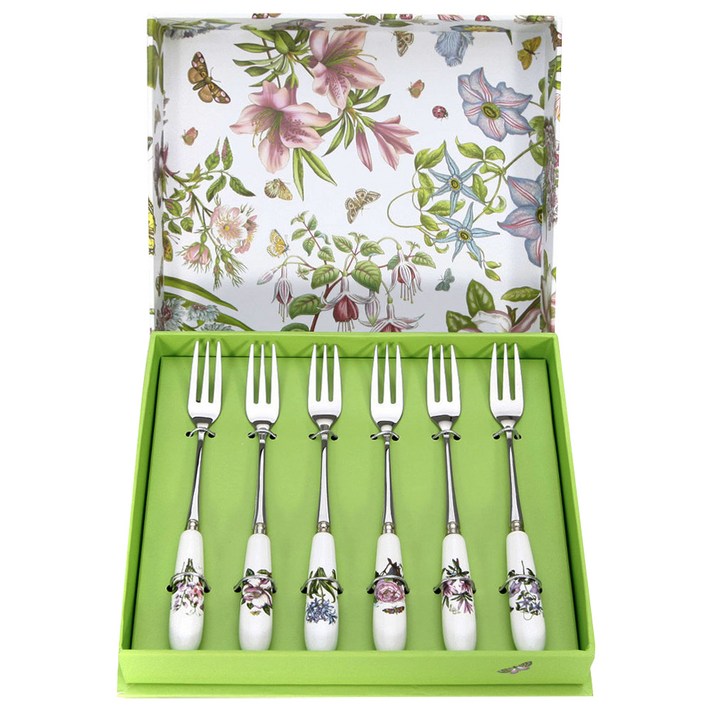 포트메리온 보타닉가든 패스트리 포크 6P 세트, 혼합색상, 1세트