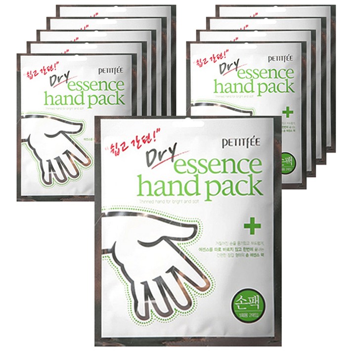 쁘띠페 드라이 에센스 핸드 팩, 2개입, 10개