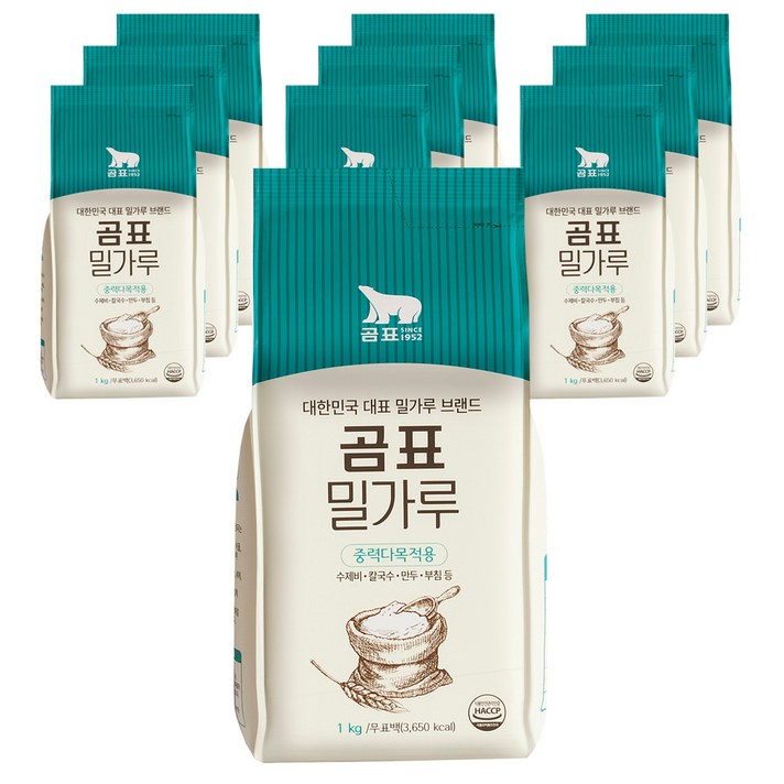 곰표 밀가루, 1kg, 10개입