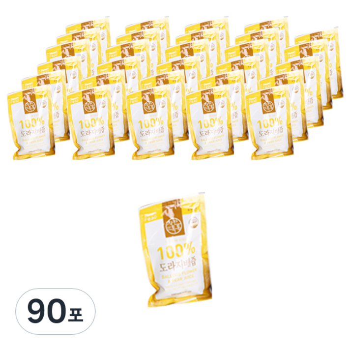  착한톡톡 100% 도라지배즙, 100ml, 90개 