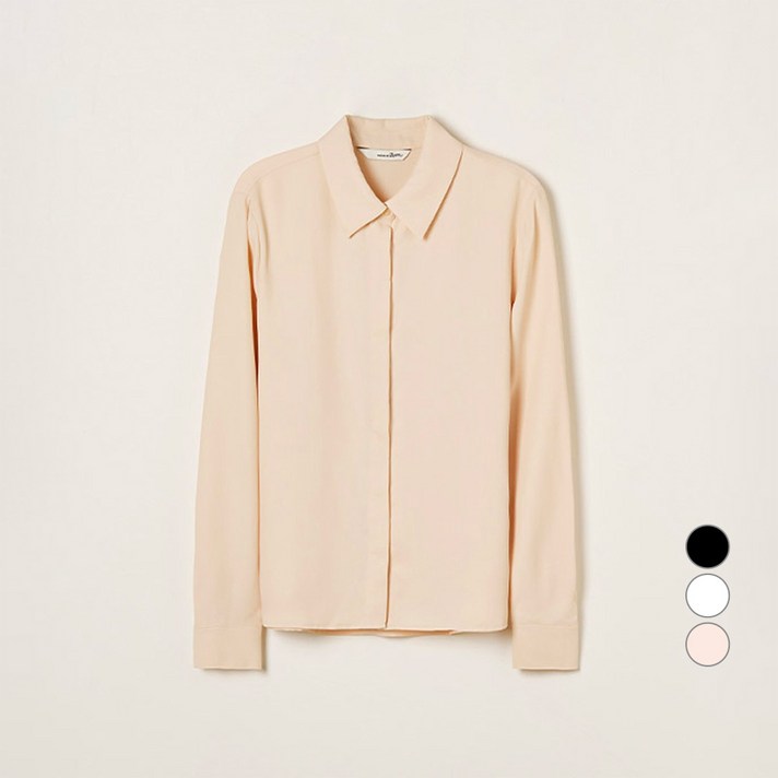 로엠 여성용 베이직 셔츠형 블라우스