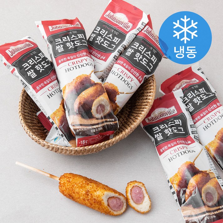 
                                                        쟌슨빌 크리스피 쌀 핫도그 (냉동), 80g, 7팩
                                                    