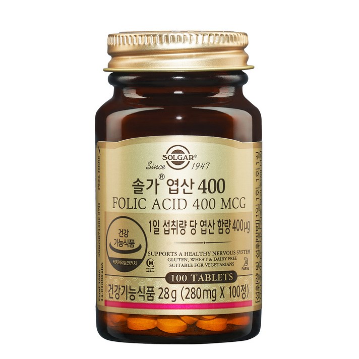 솔가 엽산 400, 100개입, 1개