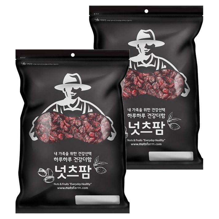 넛츠팜 건 크랜베리 수입산, 210g, 2개