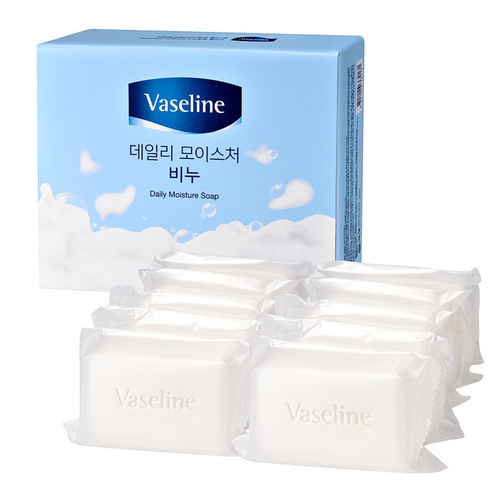 바세린 데일리 모이스처 비누, 100g, 10개