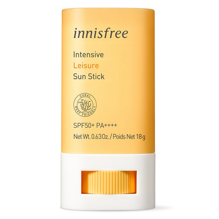 이니스프리 인텐시브 레져 선스크린 스틱 SPF50+ PA++++, 18g, 1개