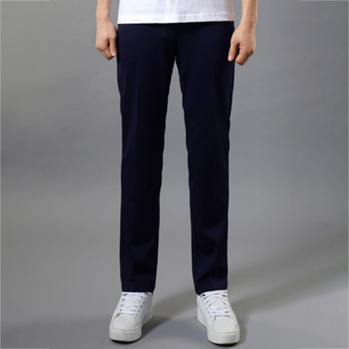 언탭트 남성용 무지 일자 스판 트레이닝 바지