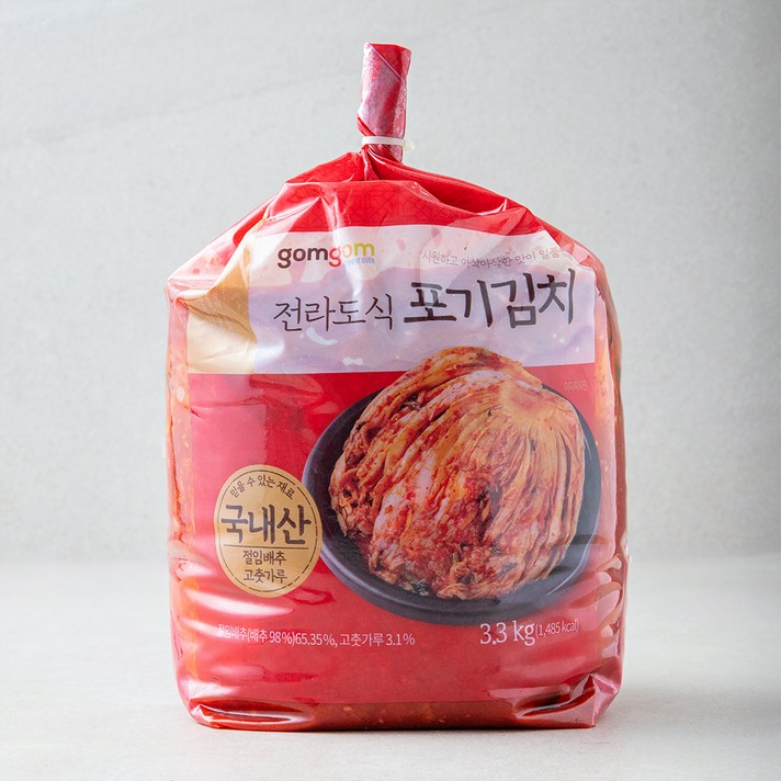 
                                                        곰곰 전라도식 포기김치 (냉장), 3.3kg, 1개
                                                    