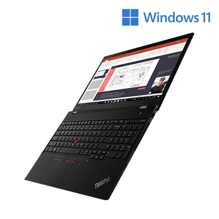 레노버 2021 ThinkPad T15, 블랙, 코어i7 11세대, 512GB, 16GB, WIN10 Pro, 20W4S00100