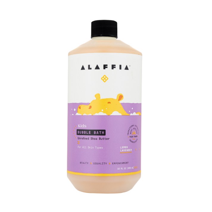 [쿠팡 직수입] 알라피아 에브리데이 시어 베이비즈 앤 업 버블배스 레몬 라벤더, 950ml, 1개