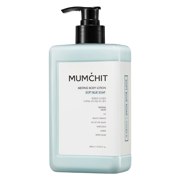 멈칫 멜팅 바디로션 소프트블루 솝향, 400ml, 1개