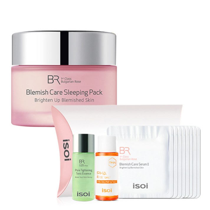 아이소이 불가리안 로즈 블레미쉬 슬리핑팩 50ml + 6종 체험 키트, 1세트
