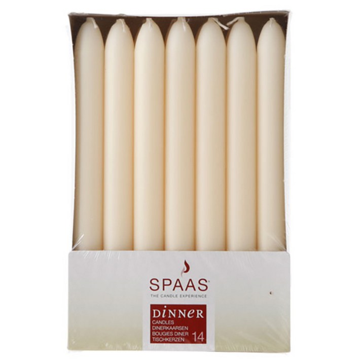 
                                                        스파스 디너캔들, 미색(아이보리), 14개입
                                                    